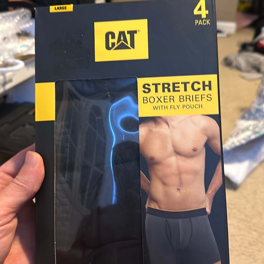 CAT STRETCH BOXER BRIEFS
